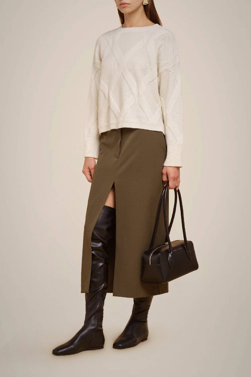 Liviana Conti MAGLIA CROP LANA W4FF4WD06A08-1.XS In Saldo