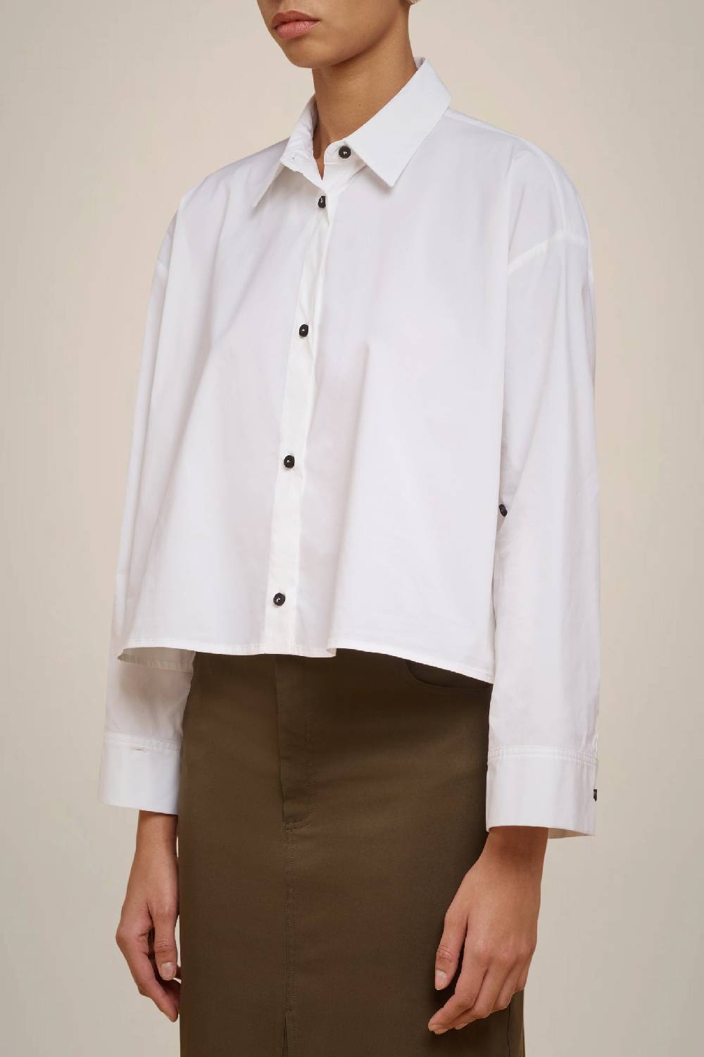 Liviana Conti CAMICIA TELA DI COTONE W4FF4WK05A01-0.38 Nuova