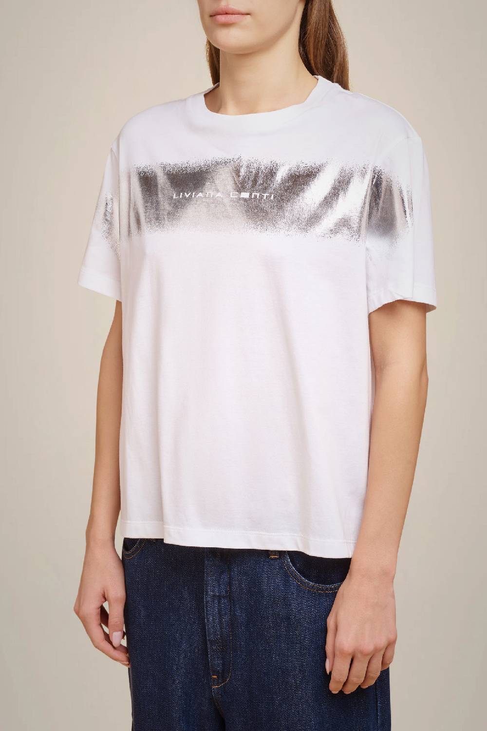 Liviana Conti T-SHIRT STAMPA LAMINA W4FF4WW70A01Z1.XS Fino Al -60%
