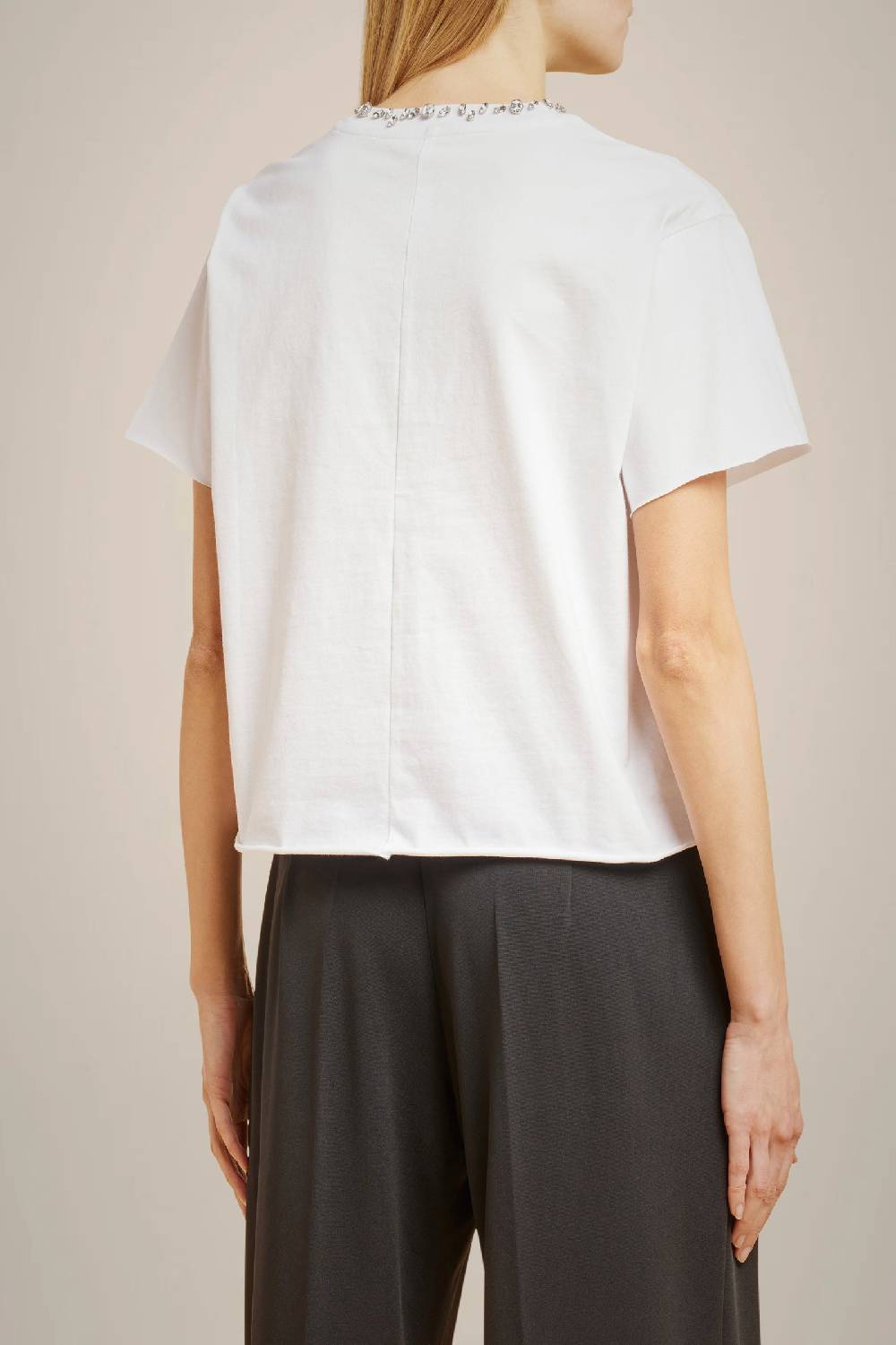 Liviana Conti T-SHIRT CON STRASS W4LL4WW60A01-0.XS Affare Del Giorno