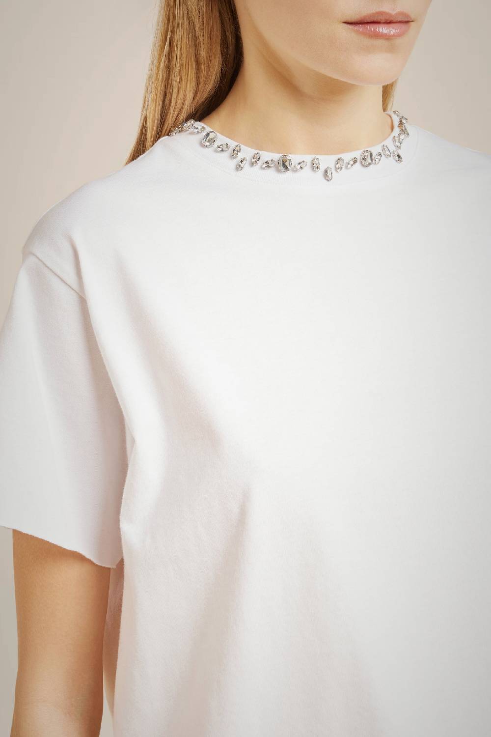 Liviana Conti T-SHIRT CON STRASS W4LL4WW60A01-0.XS Affare Del Giorno