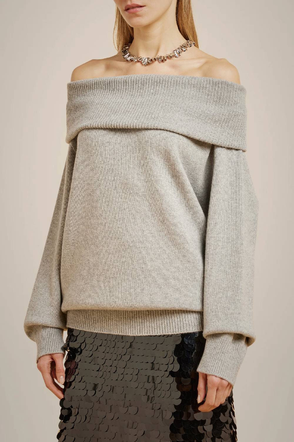 Liviana Conti MAGLIA SPALLA SCOPERTE IN CASHMERE RICICLATO W4LL4WC12X47-0.XS Sottocosto