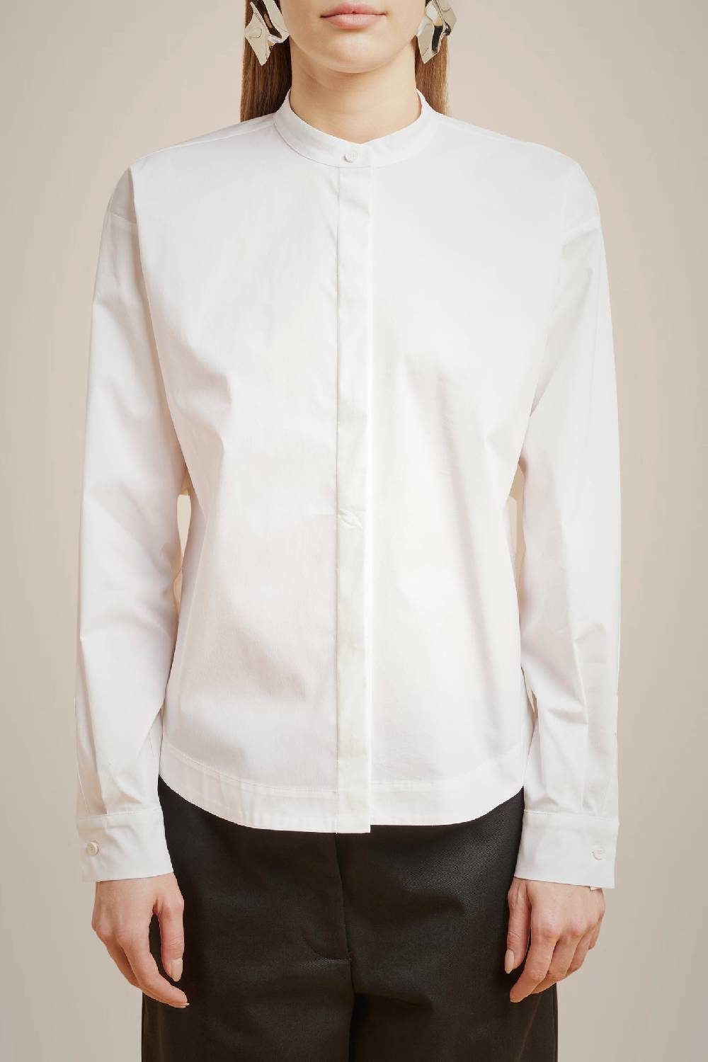 Liviana Conti CAMICIA CON COLLETTO ALLA COREANA W4LL4WK09A01-0.38 Duty-free