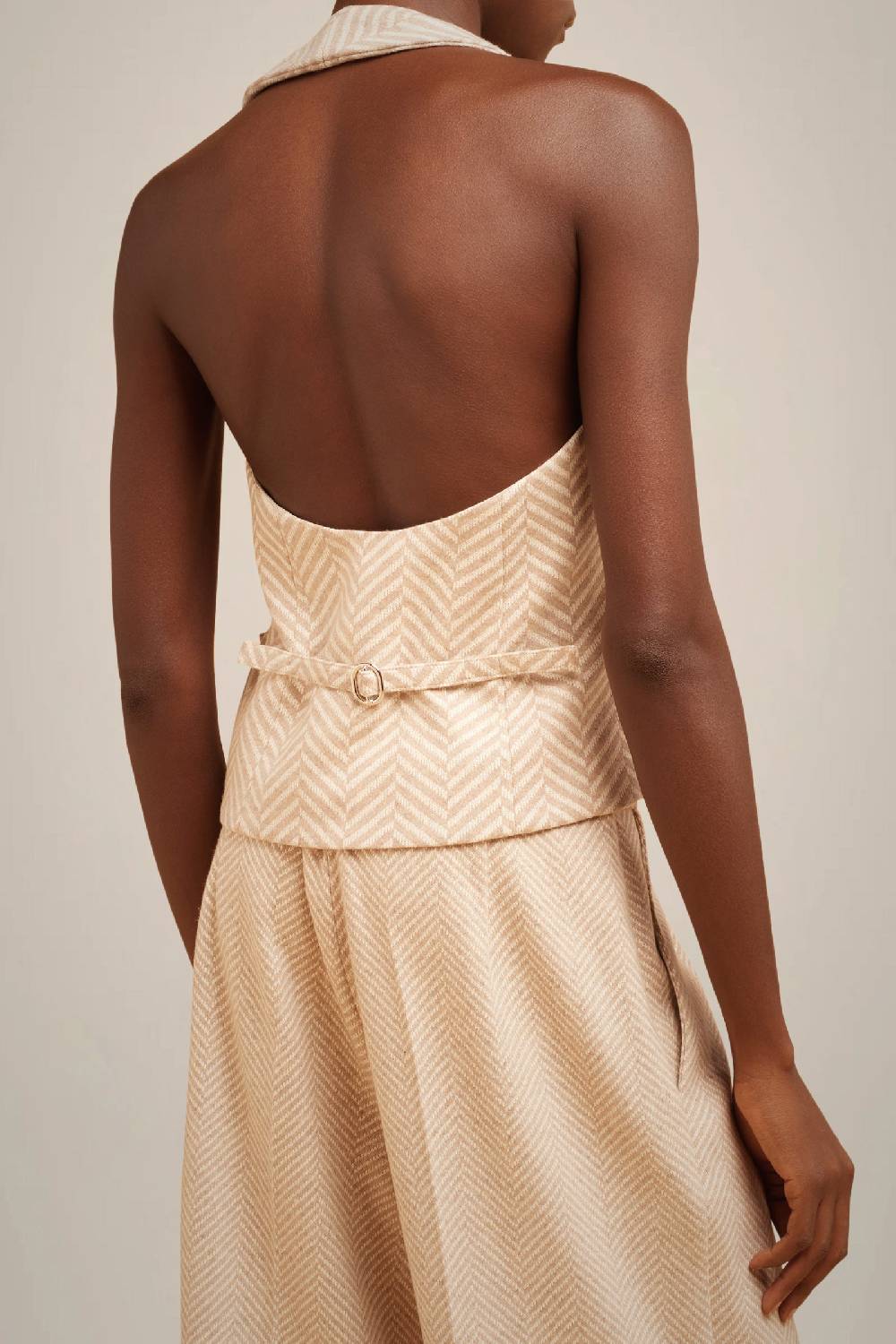 Liviana Conti GILET HALTER PANNO CASHMERE W4FF4WL256-RSC.38 Offerte