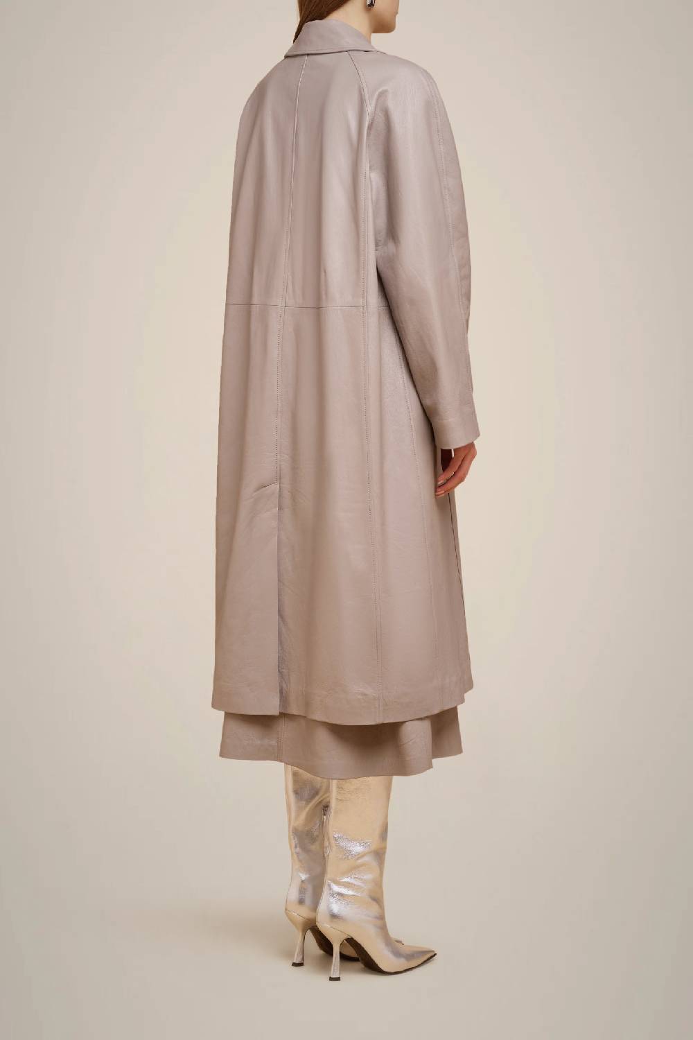 Liviana Conti TRENCH IN VERA PELLE W4FF4WX35X72-0.38 Vendita Calda