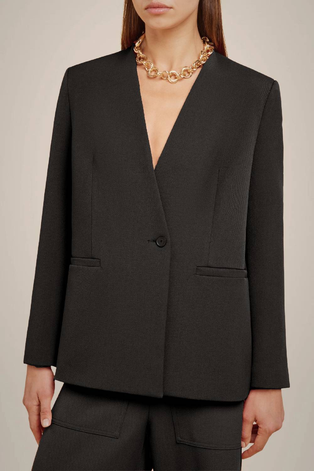 Liviana Conti BLAZER IN PUNTO MILANO LUCIDO W4FF4WM56A08-1.38 Saldi Di Fabbrica