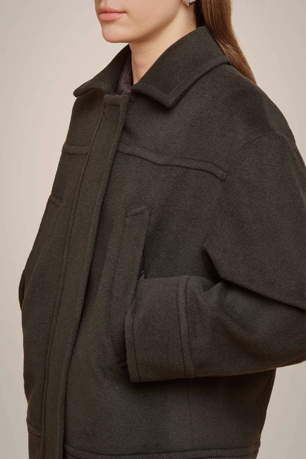 Liviana Conti GIACCA IN PANNO CASHMERE W4FF4WL45S89-0.38 In Saldo