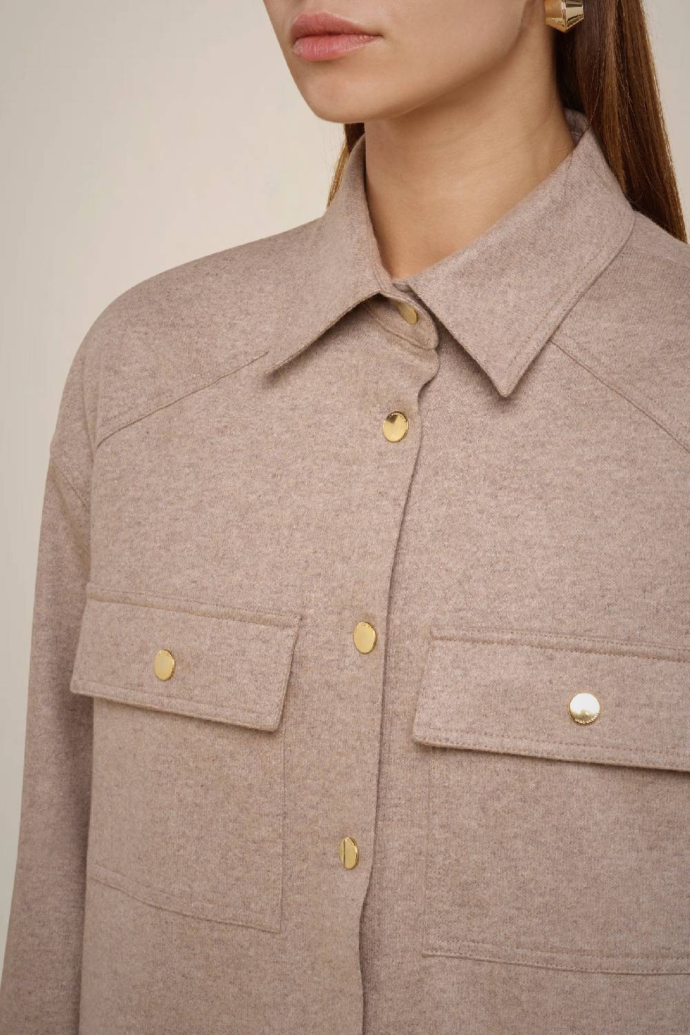 Liviana Conti CAMICIA IN PANNO CASHMERE W4FF4WN20W69-0.38 Offerta speciale