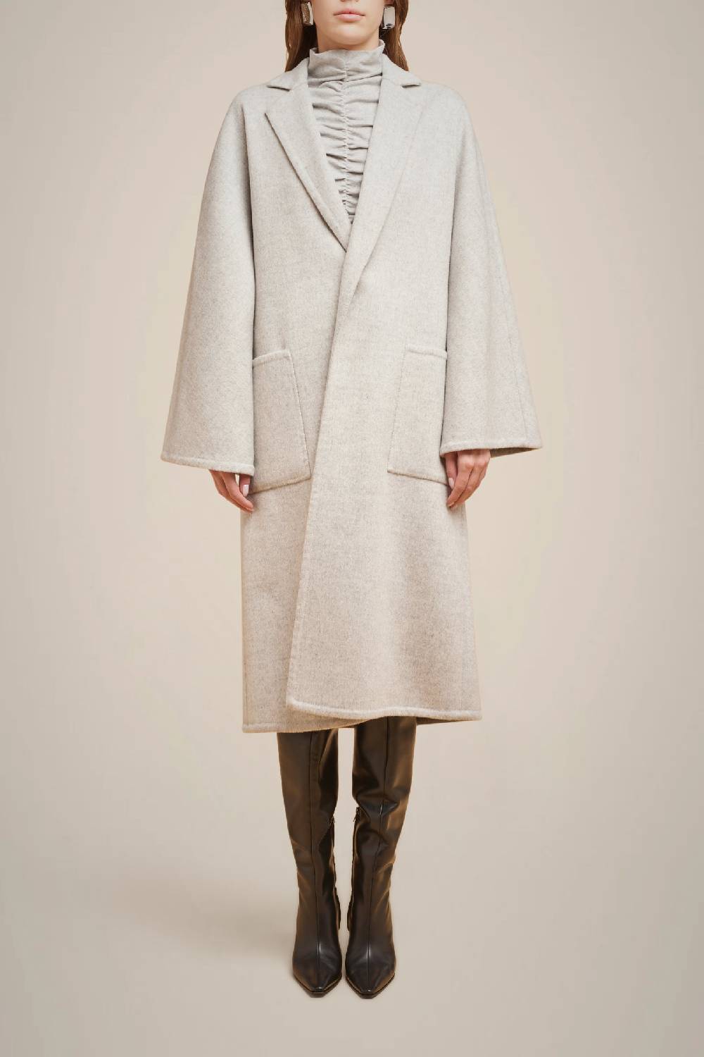 Liviana Conti CAPPOTTO MONOPETTO 100% LANA W4FF4WW52X47-0.40 Vendite stagionali