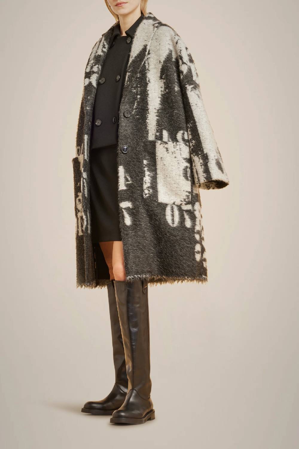 Liviana Conti CAPPOTTO MOHAIR GARZATO W4LL4WG72NUM-1.XS Offerte esclusive