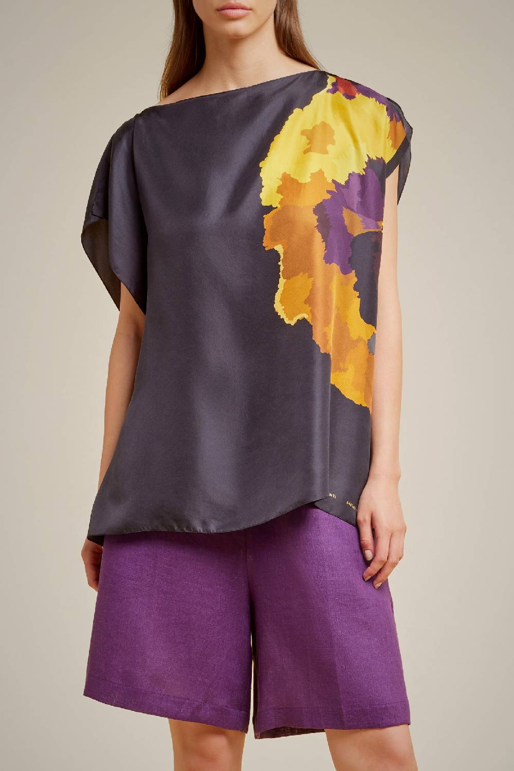 Liviana Conti FOULARD/ T-SHIRT S4AA4SF79FIOR6.NR In Vendita