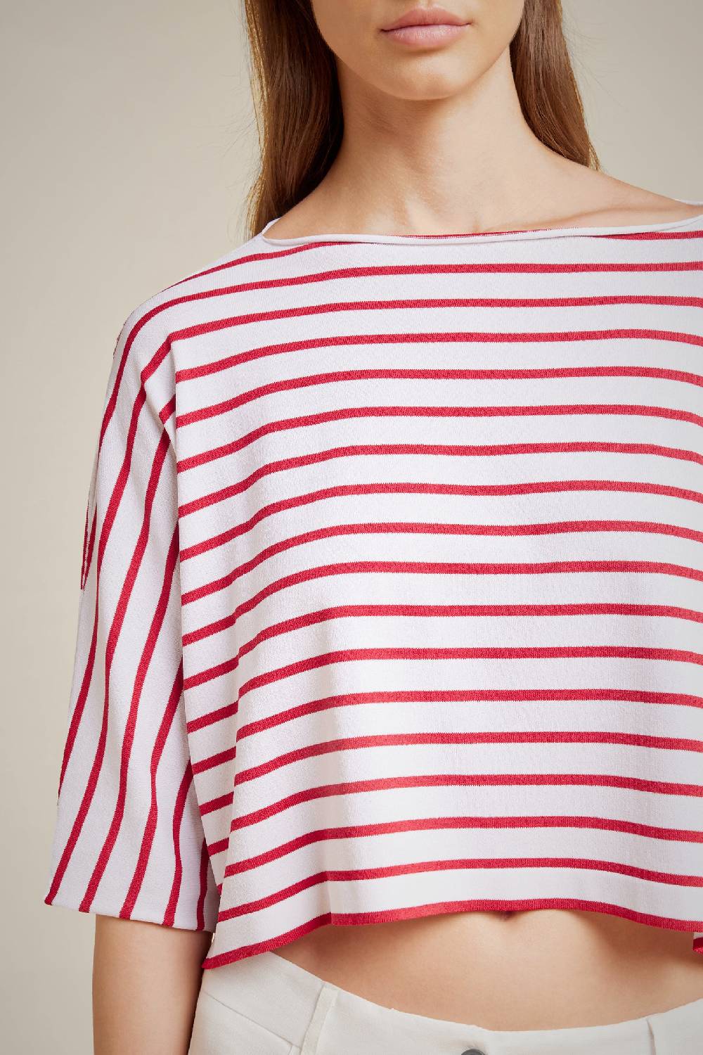 Liviana Conti MAGLIA CROCE RIGATA S4LL4SA60A01G2.S 50% di sconto con spedizione gratuita