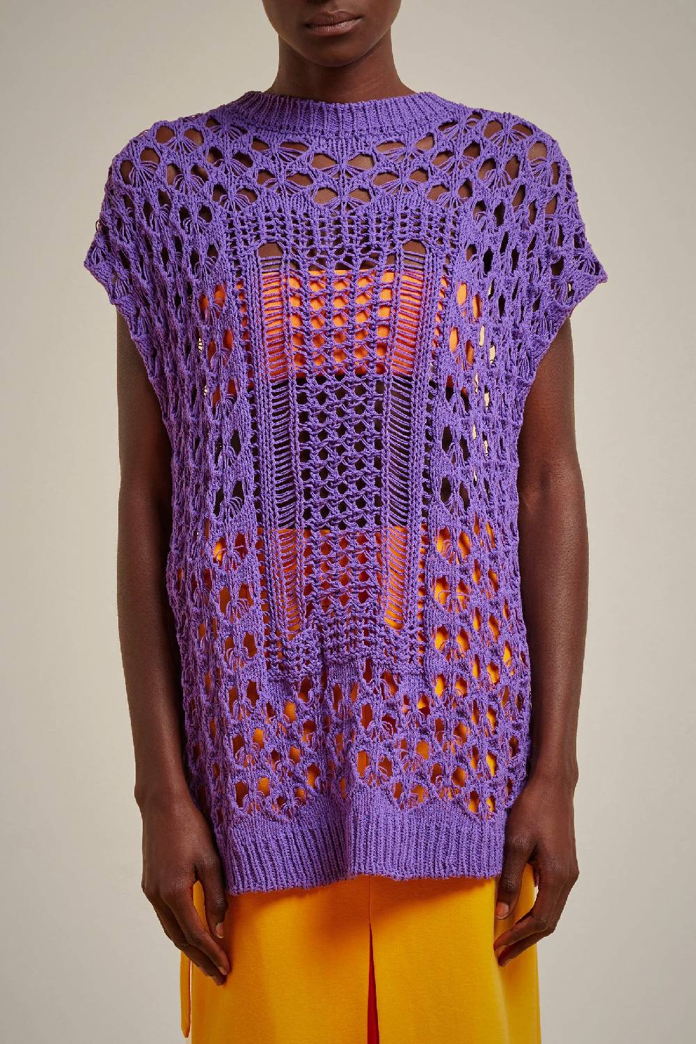 Liviana Conti GILET EFFETTO PIZZO S4FF4SB05I43-1.XS/S Acquista Ora