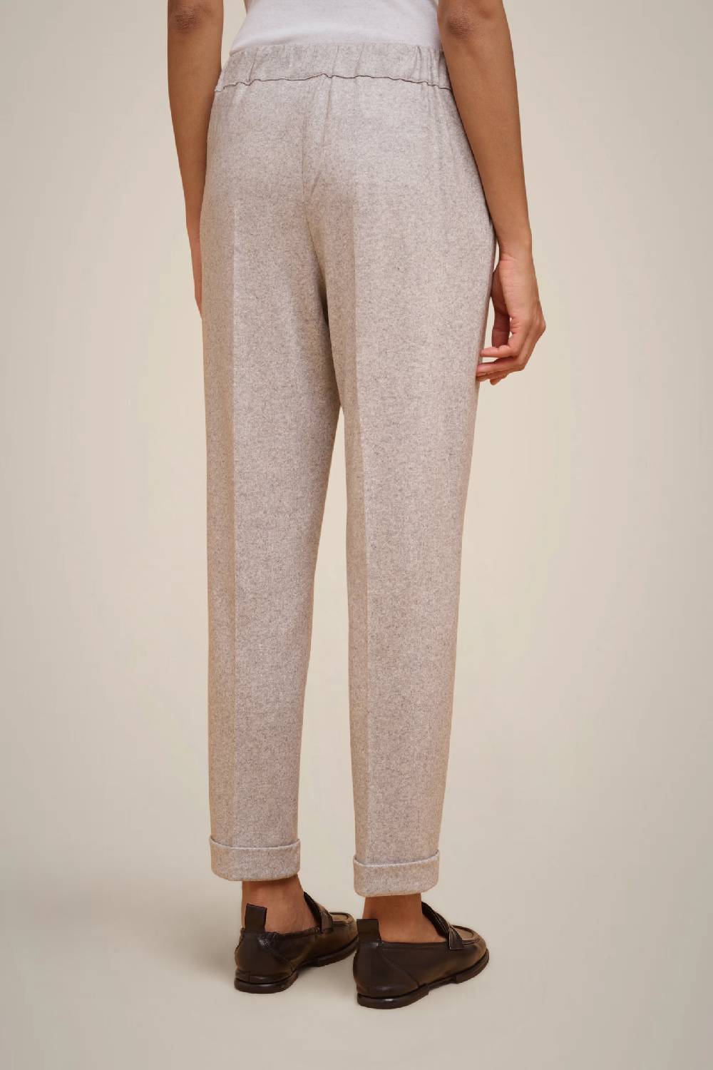 Liviana Conti PANTALONE COULISSE IN PANNO CASHMERE W4FF4WN38X47-0.38 Promozione Limitata