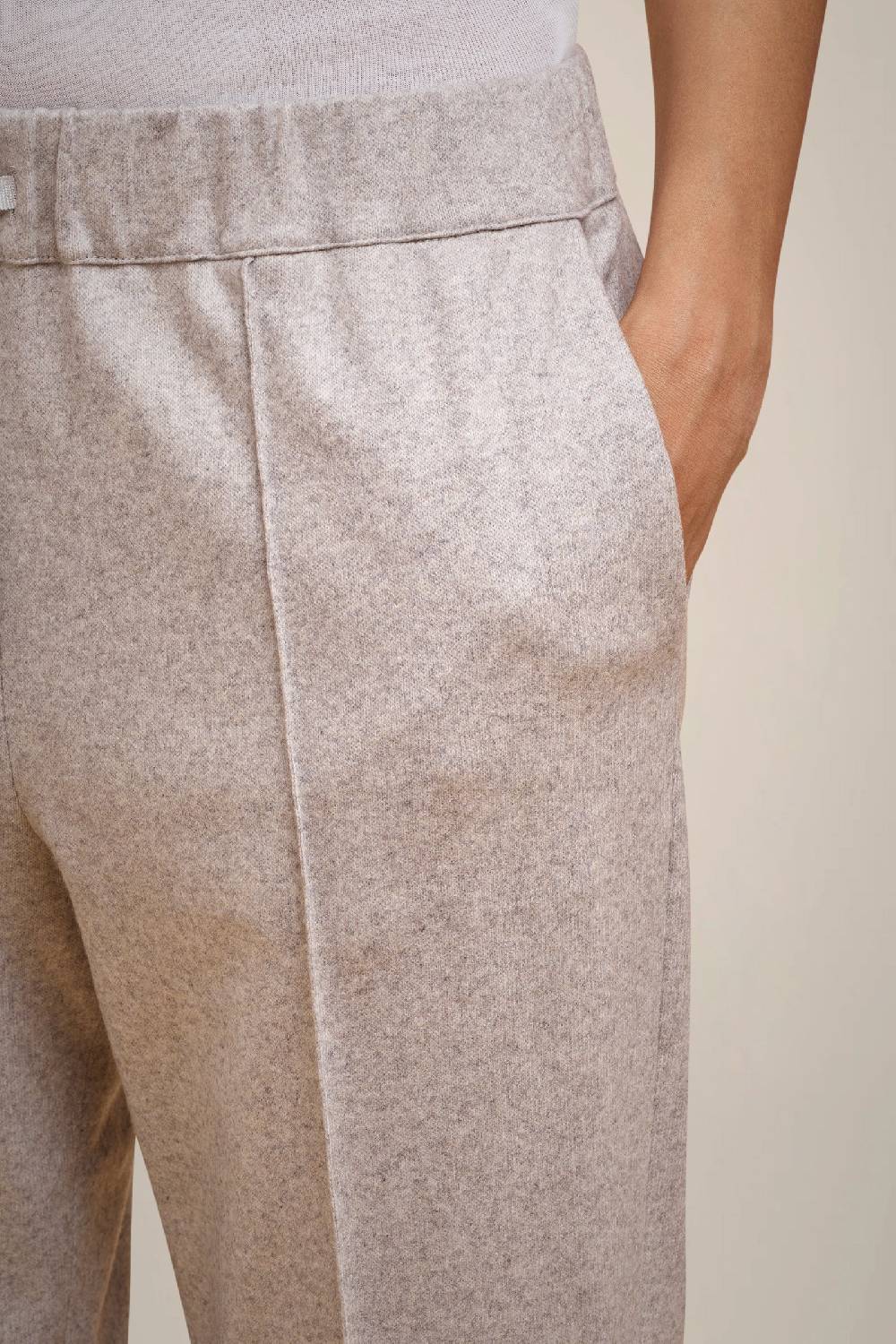Liviana Conti PANTALONE COULISSE IN PANNO CASHMERE W4FF4WN38X47-0.38 Promozione Limitata