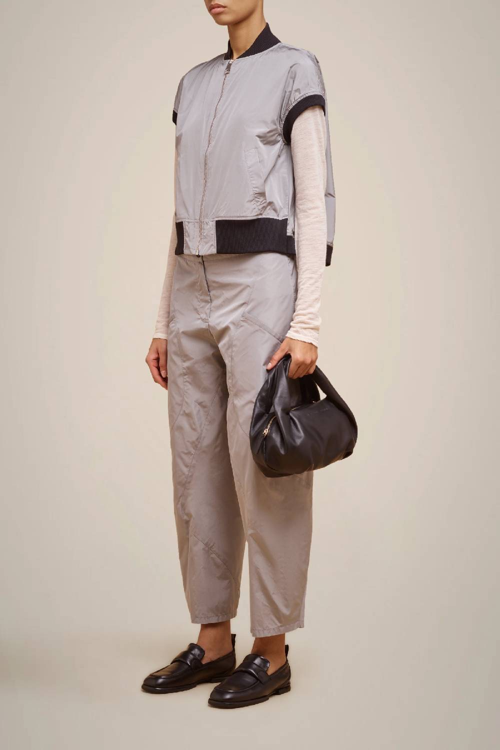 Liviana Conti PANTALONE TAGLI IN TAFFETA' W4FF4WY30X72-0.38 Affare Del Giorno