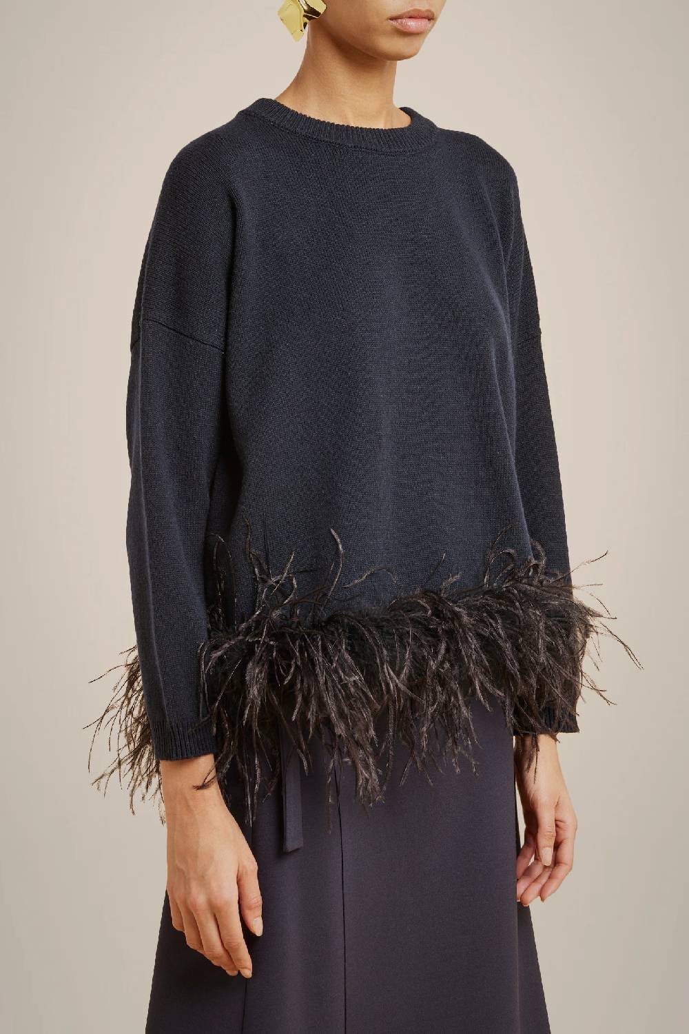 Liviana Conti MAGLIA CON PIUME IN CASHMERE RICICLATO W4LL4WC49N08-0.XS Hotsell