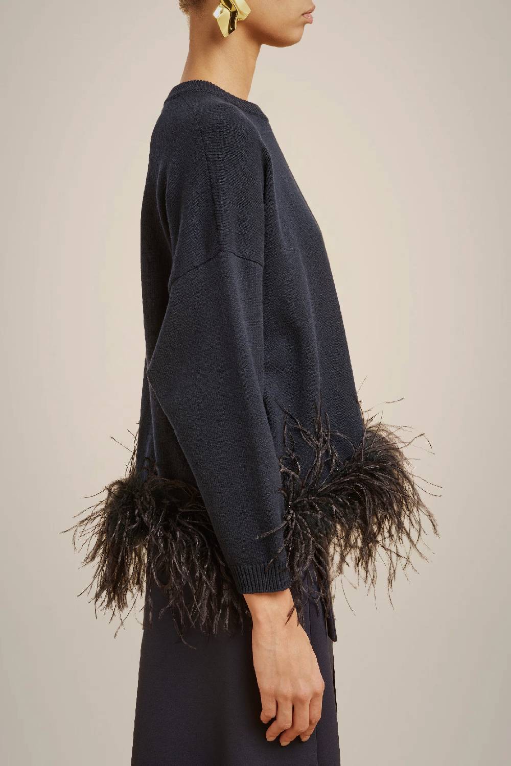 Liviana Conti MAGLIA CON PIUME IN CASHMERE RICICLATO W4LL4WC49N08-0.XS Hotsell
