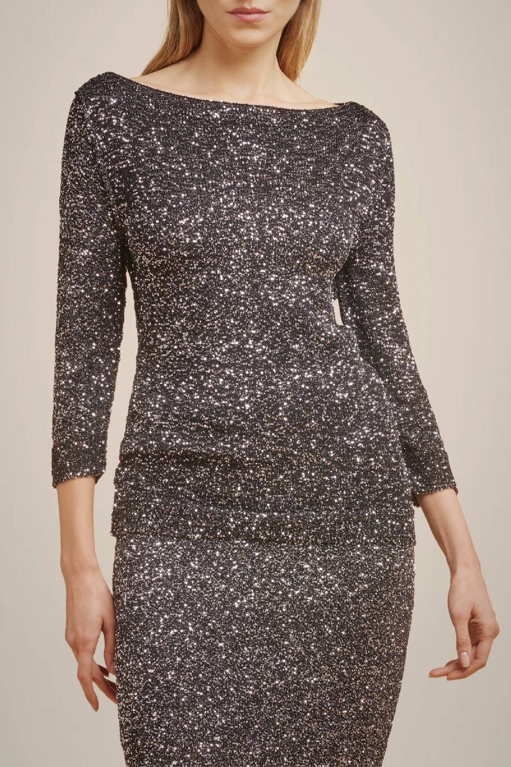 Liviana Conti MAGLIA FULL PAILLETTES W4FF4WG35Y69Z2.XS Vendite Flash