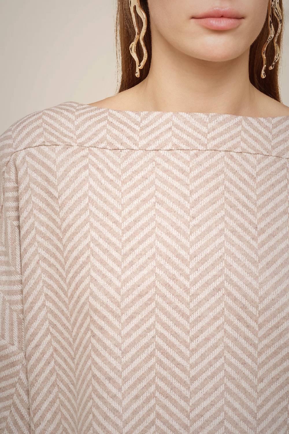 Liviana Conti BLUSA PANNO CASHMERE W4FF4WL186-RSC.38 Moda