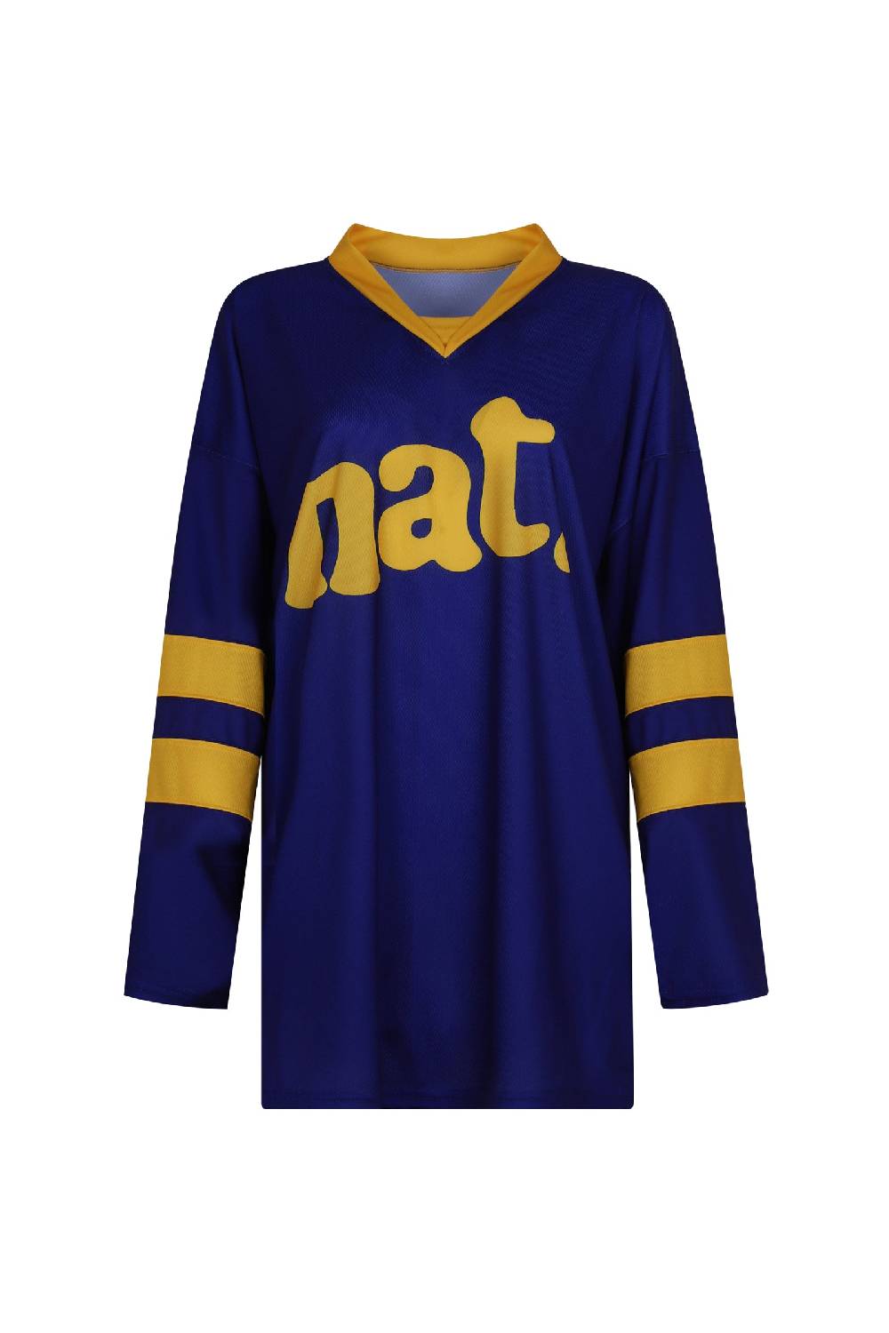 Not After Ten 555 HOCKEY TEE BLUE ROYAL In Linea