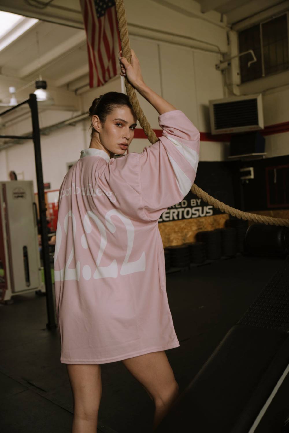 Not After Ten 22:22 HOCKEY TEE PINK Nuovo