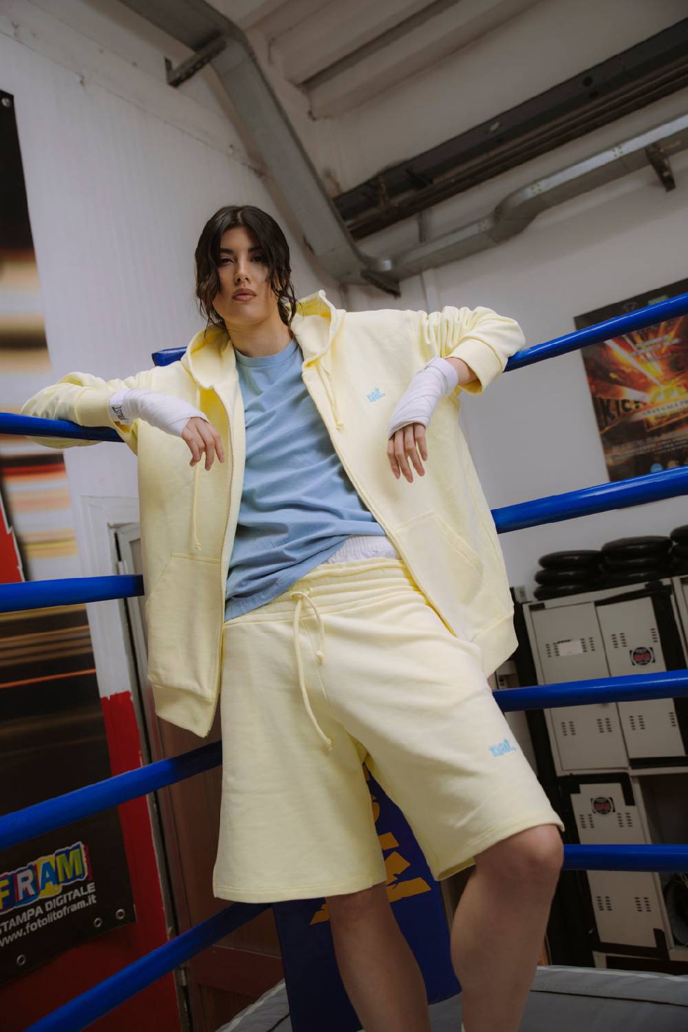 Not After Ten BASKET BOXER PASTEL YELLOW