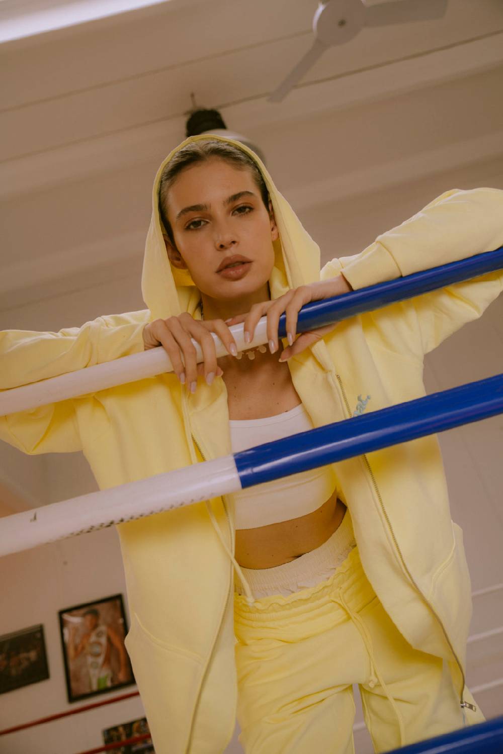 Not After Ten HOODIE ZIP NAT SS PASTEL YELLOW Qualità Garantita