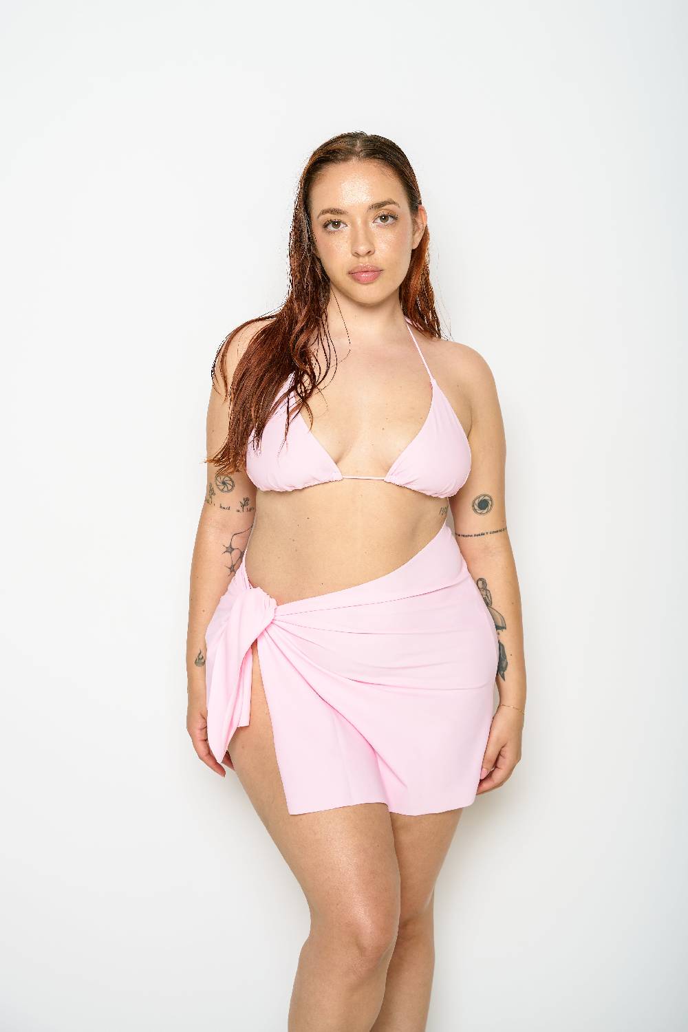 Not After Ten SHORT PINK PAREO
