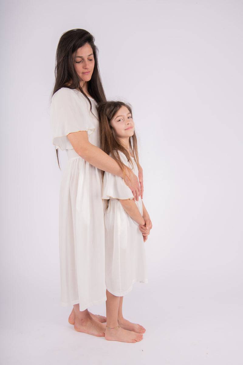 Olive E Miele ABITO DOROTHEA LATTE Sconto