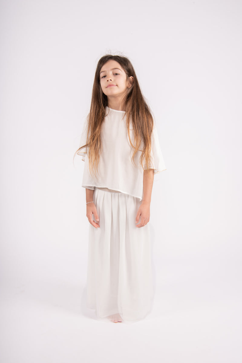 Olive E Miele BLOUSA DORA LATTE Saldi