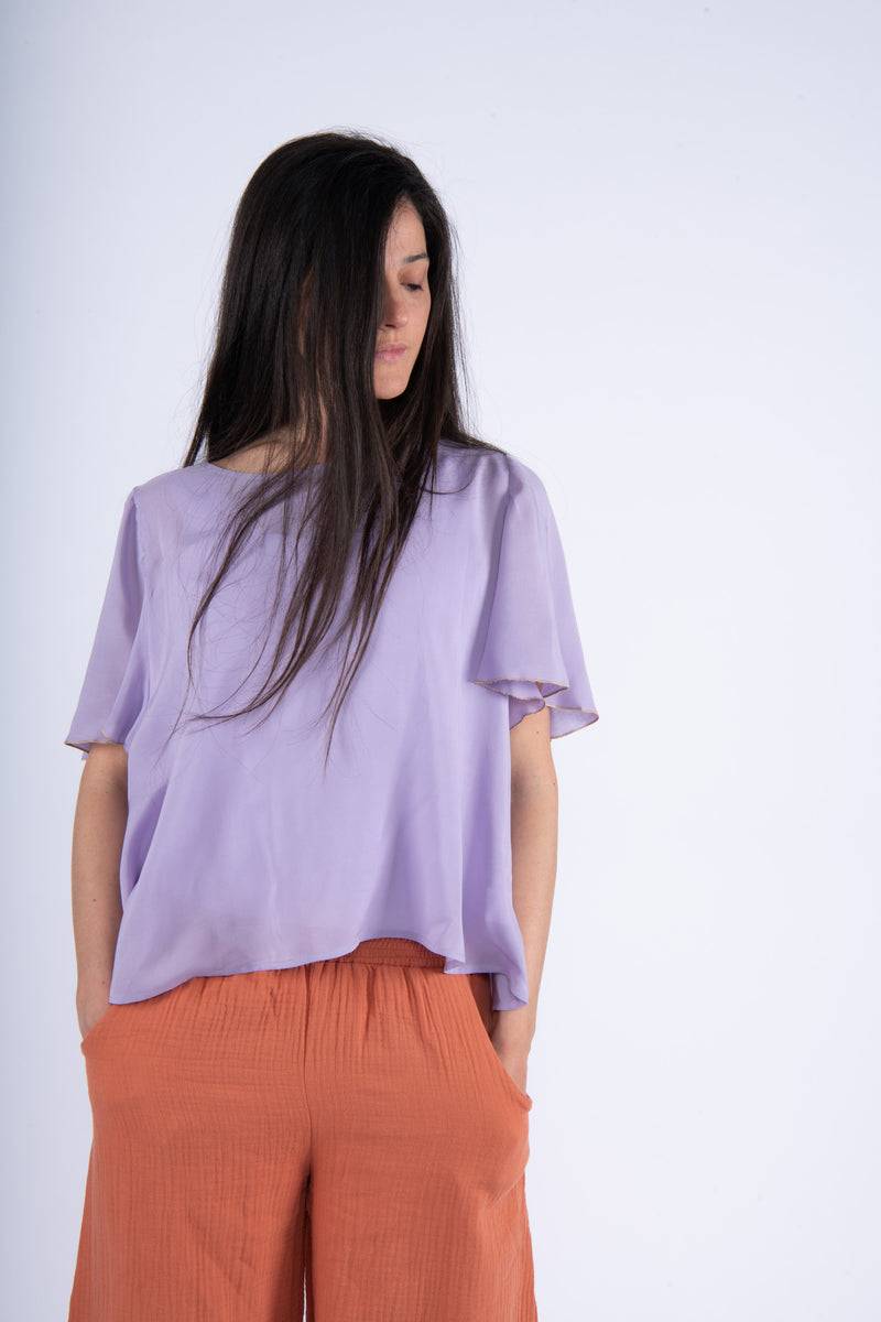 Olive E Miele BLOUSA DORA LILAC Saldi Di Fabbrica