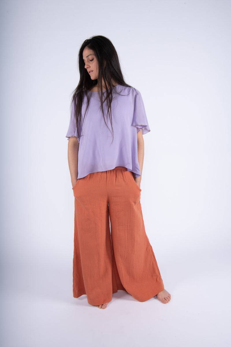 Olive E Miele BLOUSA DORA LILAC Saldi Di Fabbrica