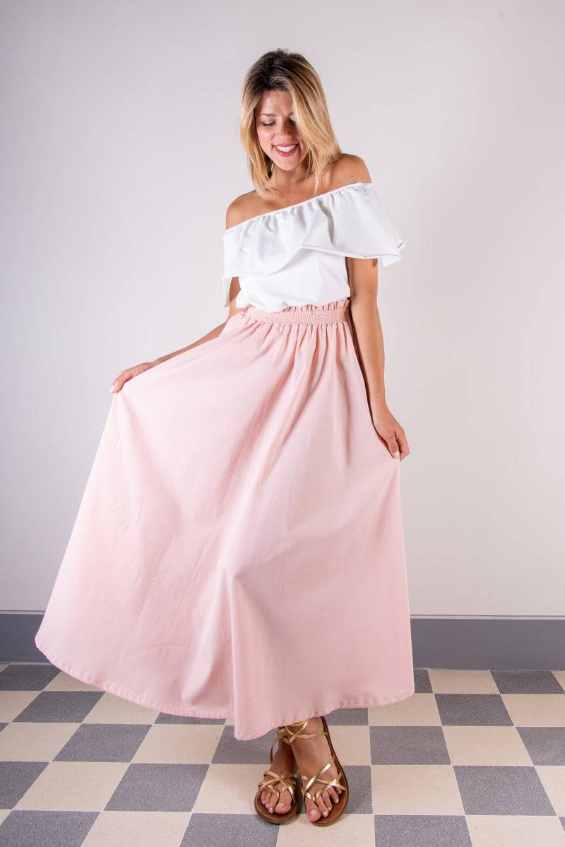 Olive E Miele GONNA LIZZY BLUSH In Linea