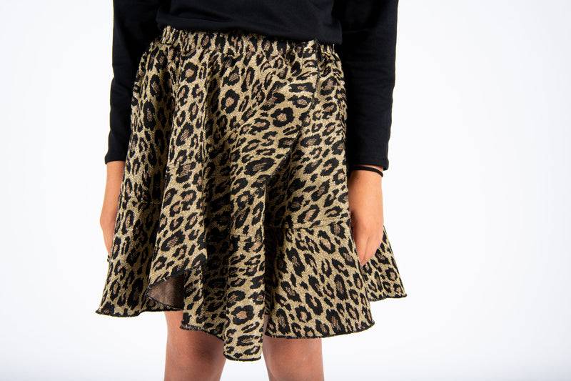 Olive E Miele GONNA BERTINA LEO LUREX Presa