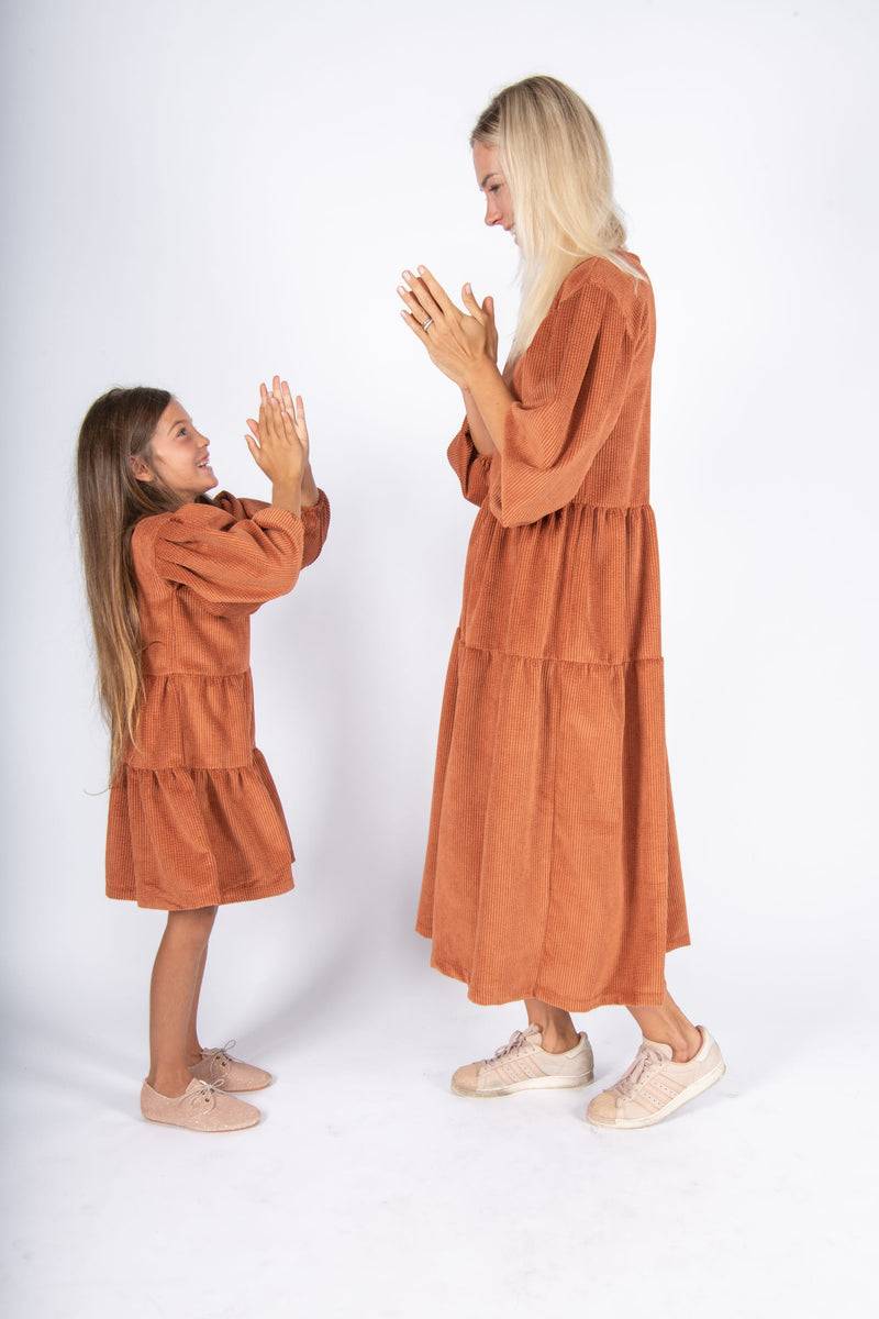 Olive E Miele MiniMe abito Kathy mattone Offerte
