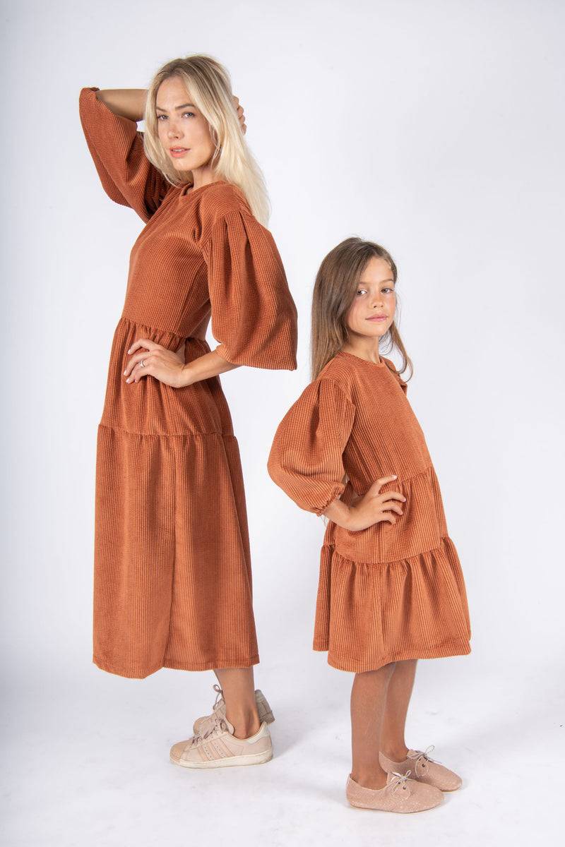 Olive E Miele MiniMe abito Kathy mattone Offerte