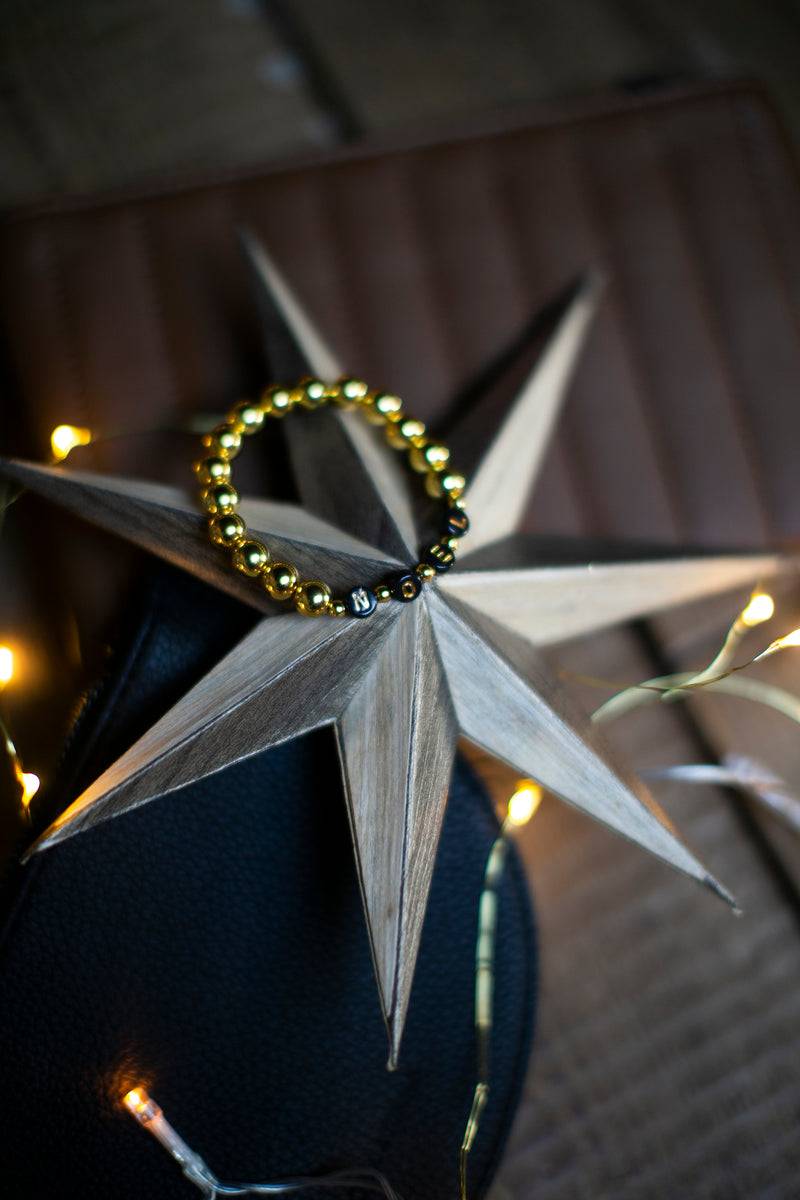 Olive E Miele BRACELET GOLD BEADS Consegna Veloce