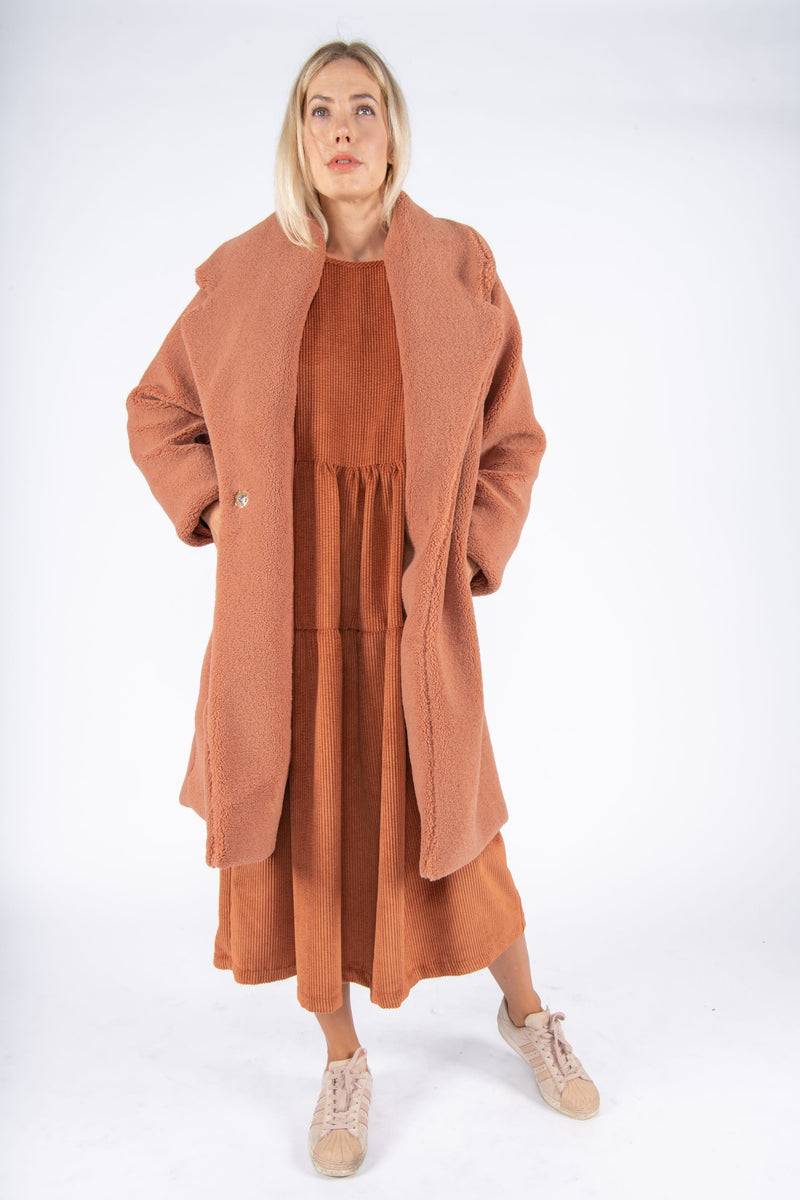 Olive E Miele CAPPOTTO PEGGY MATTONE 2025