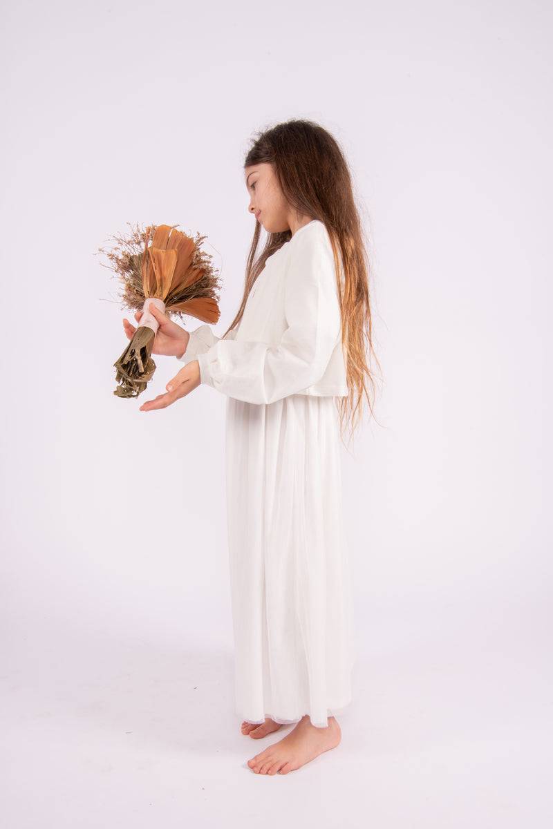 Olive E Miele CARDIGAN WILMA WHITE Convenienza