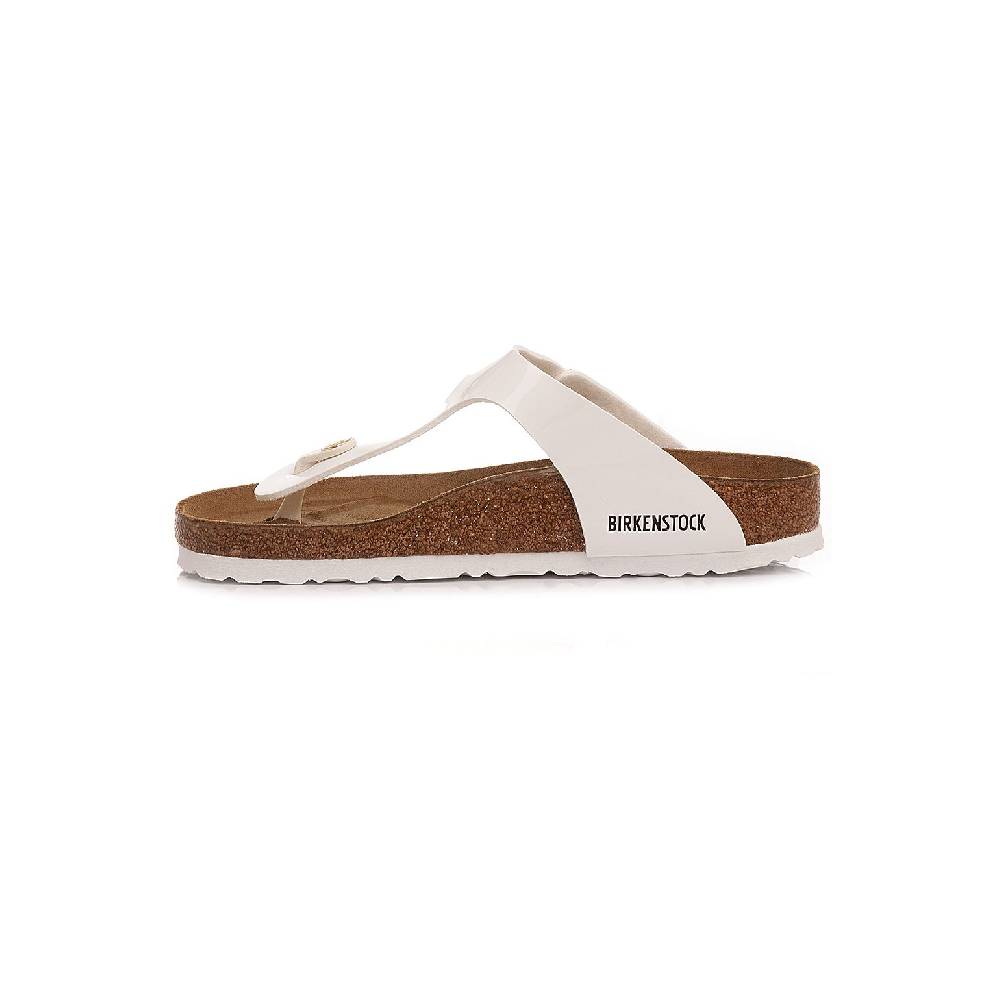 Birkenstock Ciabatte Donna Gizeh BS Patent White 1005299 Sottocosto