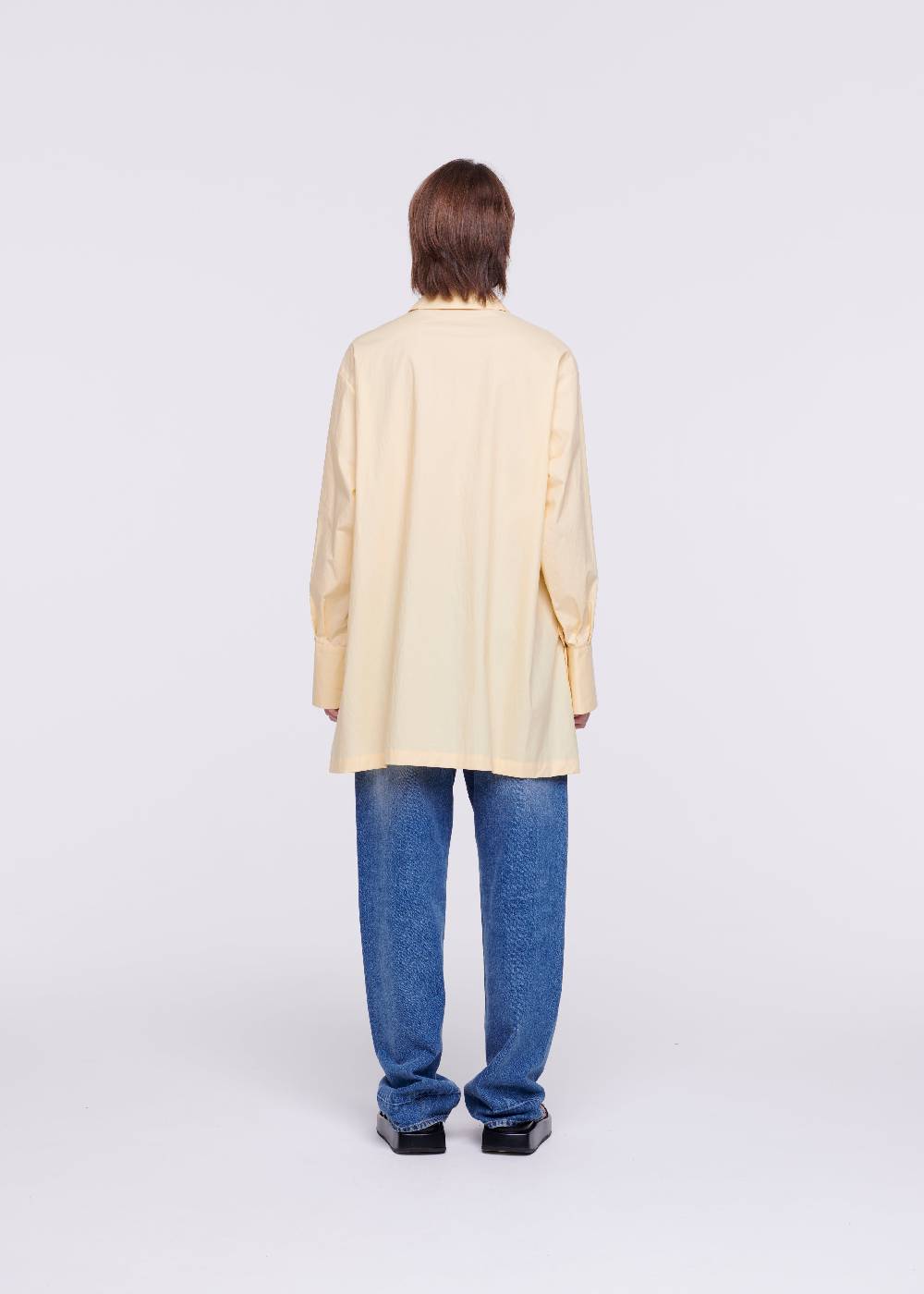 Plan C CAMICIA IN COTONE COLOR ZABAIONE Vendita
