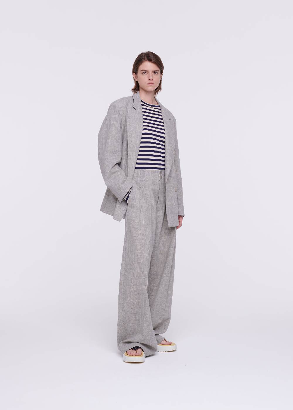 Plan C BLAZER DOPPIOPETTO MELANGE Spedizione Gratuita
