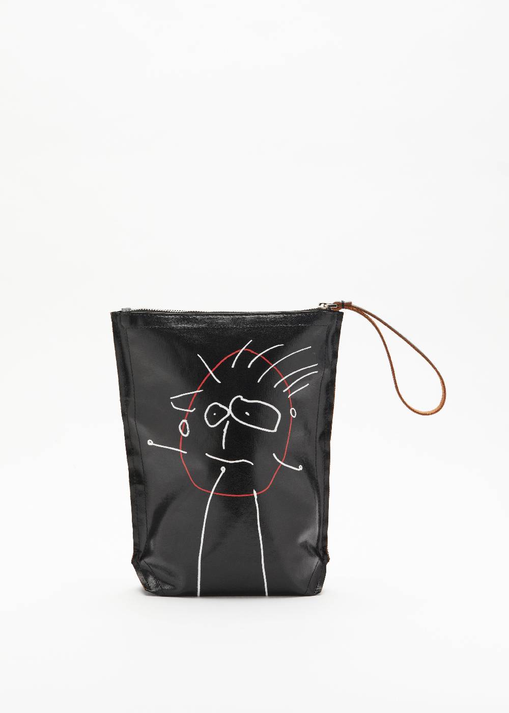 Plan C POCHETTE NERA "PILI E BIANCA" Convenienza