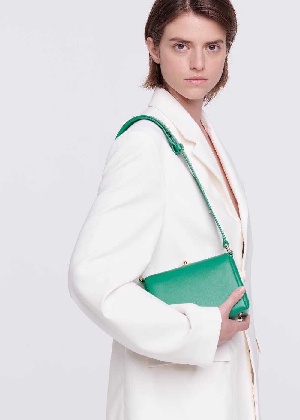 Plan C BORSA MINI FOLDED SMERALDO Sconti VIP