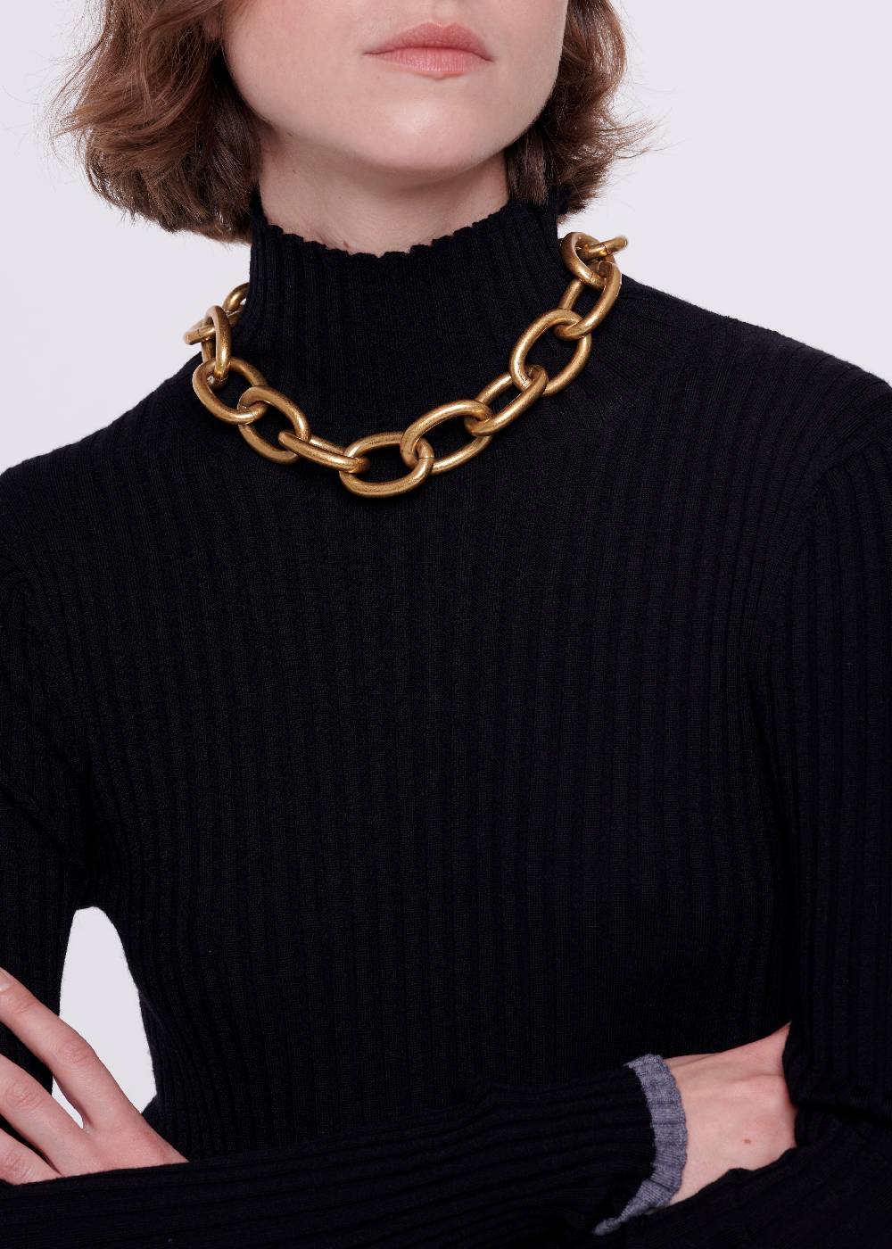Plan C COLLANA CHUNKY DORATA A CATENA Moda