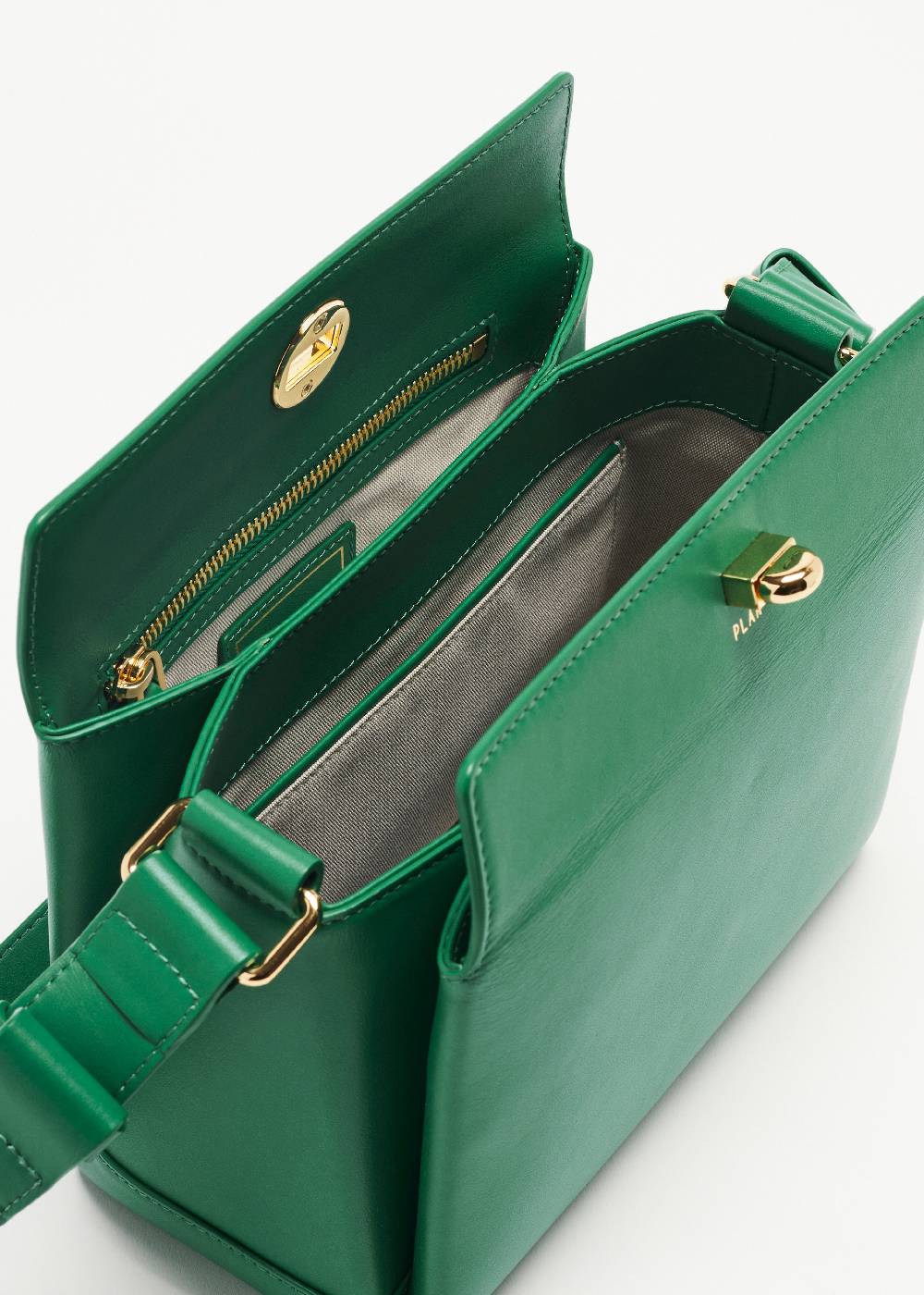 Plan C BORSA MEDIA FOLDED SMERALDO Acquista Ora