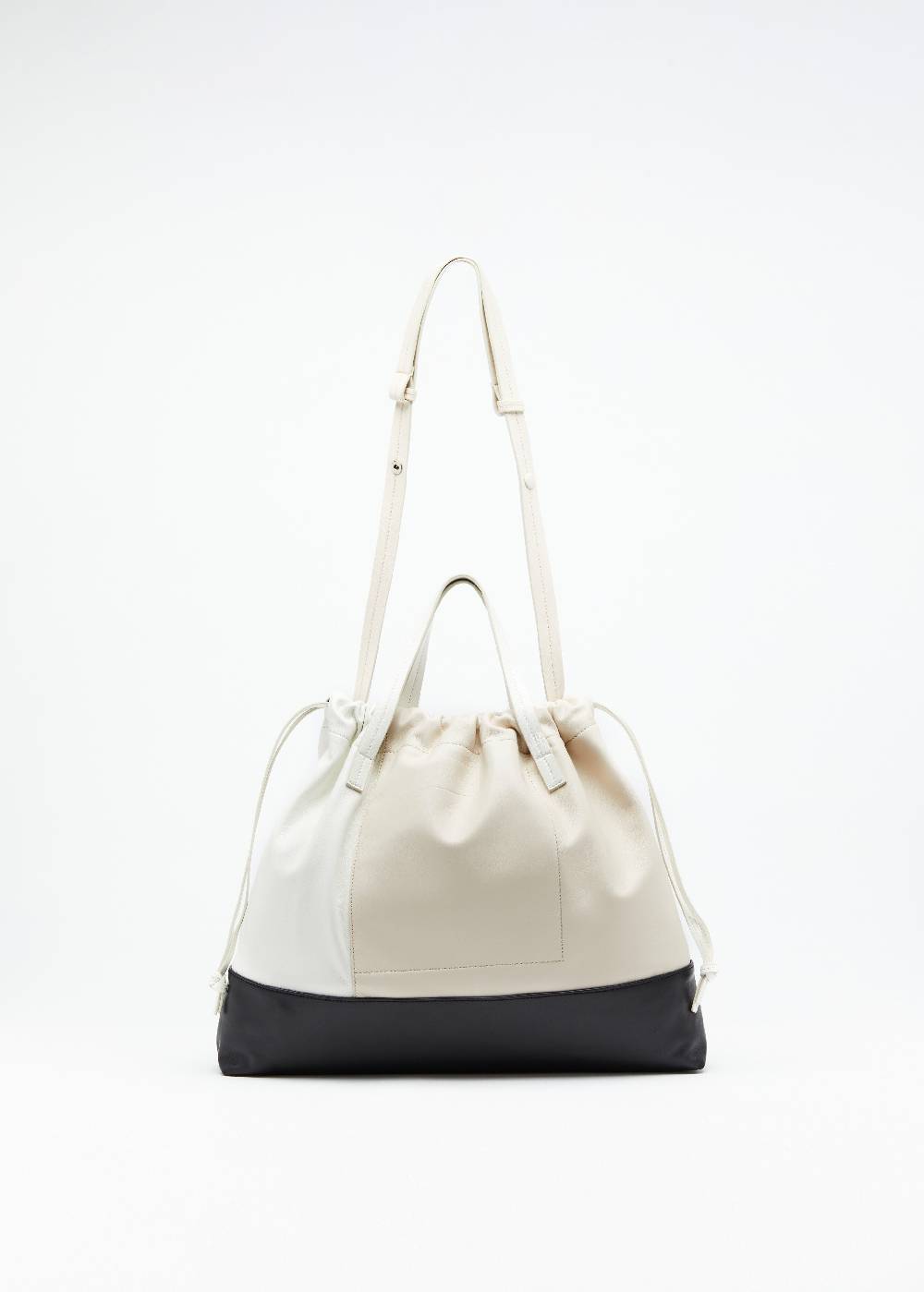 Plan C BORSA CON COULISSE IN NAPPA COLOR BLOCK Affare Del Giorno
