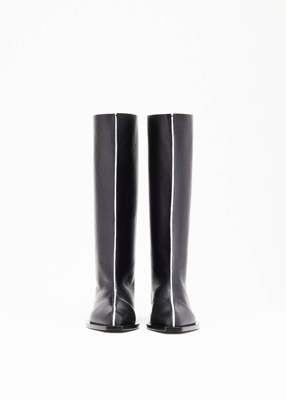 Plan C BLACK LEATHER HIGH BOOTS I Più Venduti