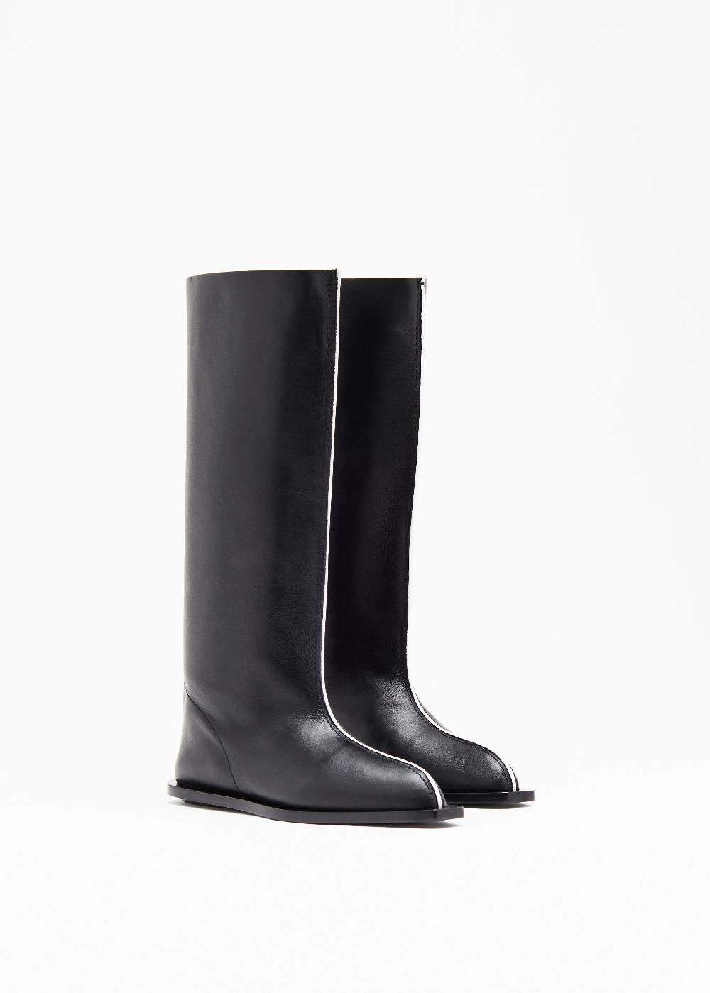 Plan C BLACK LEATHER HIGH BOOTS I Più Venduti